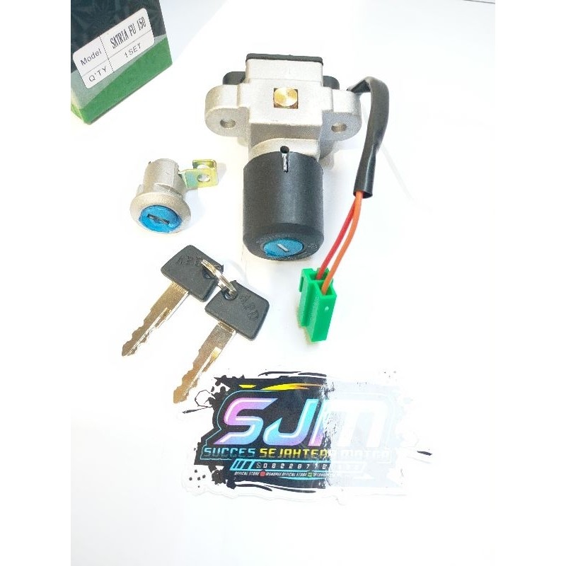 [8m_w93xtnu] SATRIA FU 150 CARBON CONTACT KEY SET PLUS COMPLETE REAR SEAT KEY