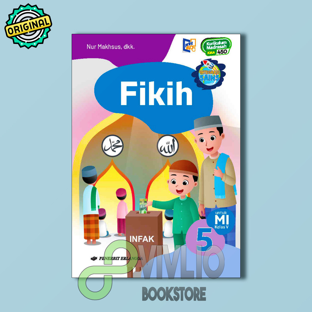 Fiqh สําหรับ MI Class V KMA 450 Erlangga