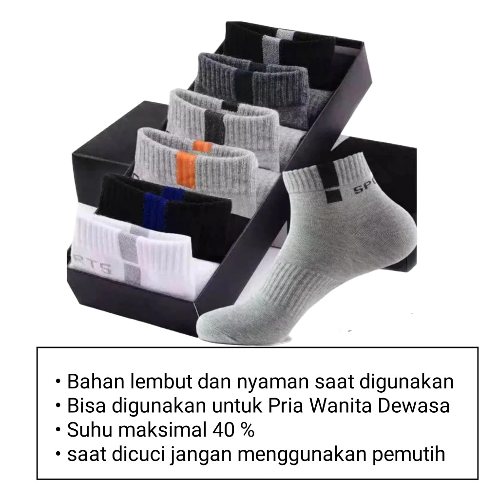 MATA New Sport 3/4 ถุงเท้าข้อสั้นสําหรับผู้ชายและผู้หญิงเหนือกีฬาข้อเท้า