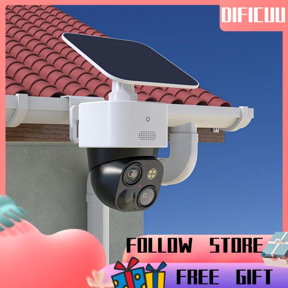 Dificuu-th ตัวยึดรางน้ำ Universal สำหรับ S330 S340 Solar Panel Security กล้องติดตั้งด้วยสกรู 4 x ไม่