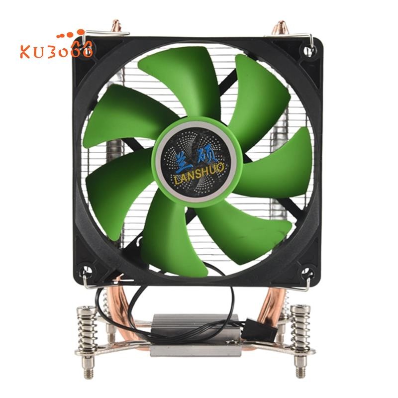 CPU Cooler 2 ท่อความร้อนพัดลมระบายความร้อนที่เงียบสงบเป็นพิเศษหม้อน้ํา CPU สําหรับ LGA 2011 X79 X99 
