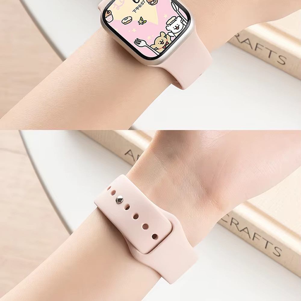 สายซิลิโคนกีฬา สายรัดข้อมือเปลี่ยน for IWatch Ultra 3 2 49mm Smartwatch Series 11 10 9 8 7 6 46 45 44 42 41 40mm - รูปที่ 3