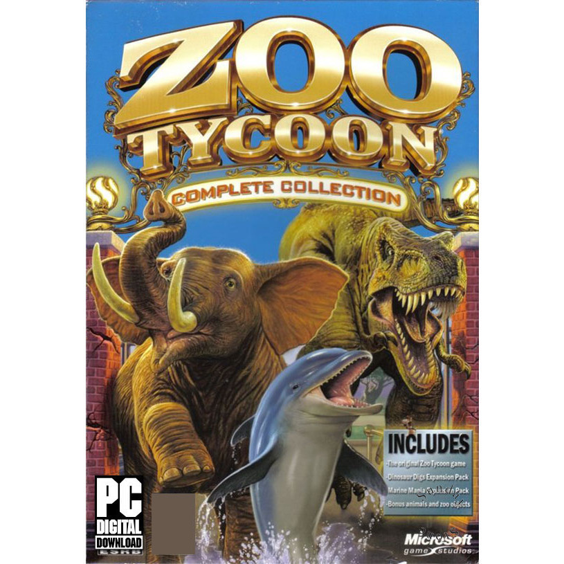 เกมสร้างสวนสัตว์ Zoo Tycoon Complete Collection [PC/Notebook]