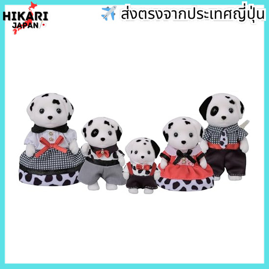 【จากประเทศญี่ปุ่น】 Sylvanian Families Dolls [Dalmatian Family] C-79 ST Mark Certified 3 years and up