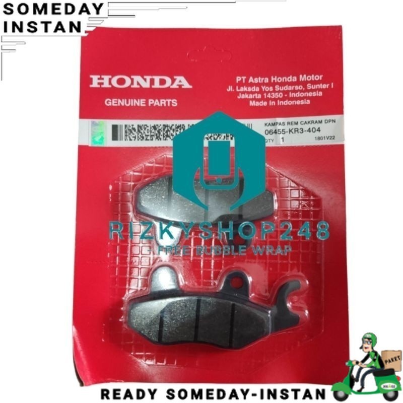 HC- KR3 ผ้าเบรคหน้า disppad HONDA
Supra kharisma Supra 125 KR3/ อะไหล่และอุปกรณ์เสริมมอเตอร์ไซค์