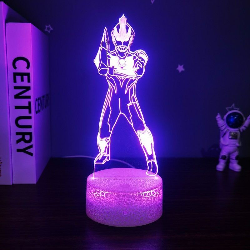 Spot Night Anime led Night Light Ultraman 3D Bedhead2