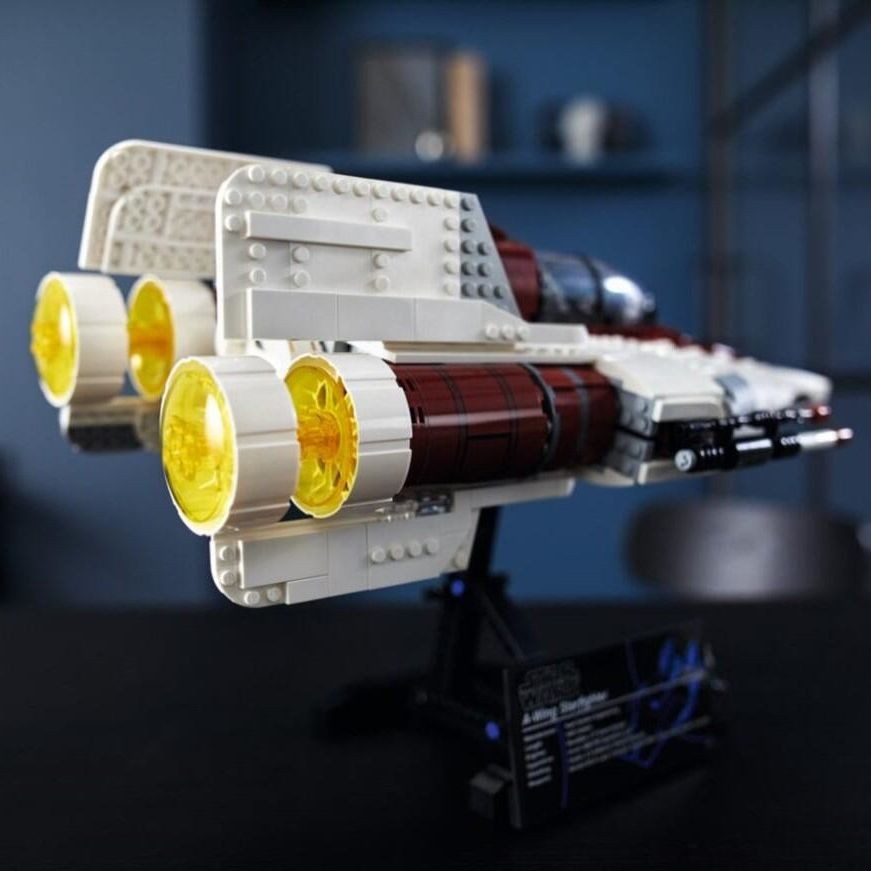 เข้ากันได้กับ LEGO UCS Star Wars A-Wing Star Wars 75275 Boys ประกอบของเล่นบล็อกตัวต่อสําหรับเด็กเข้า