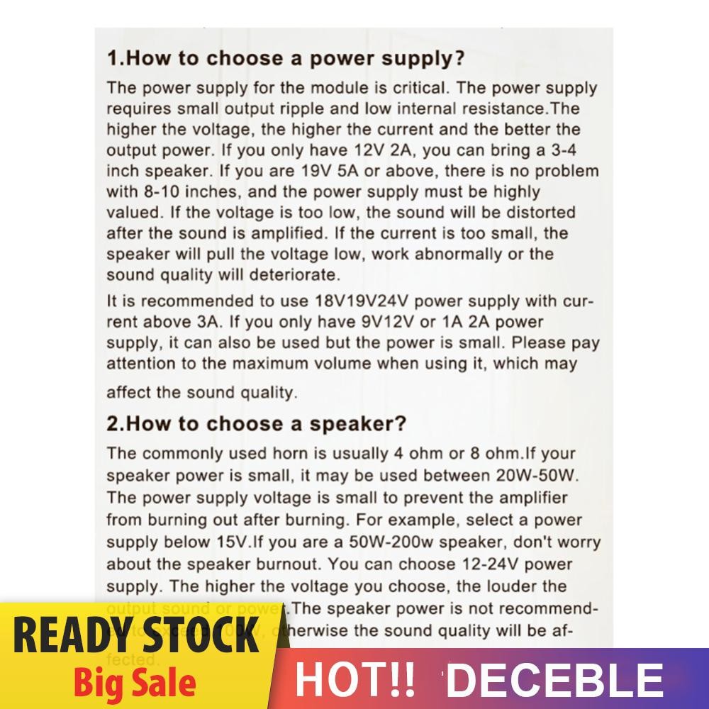 ZK-1002M ลําโพงเครื่องขยายเสียงสเตอริโอบลูทูธ 5.0 Amp [Deceble.th]