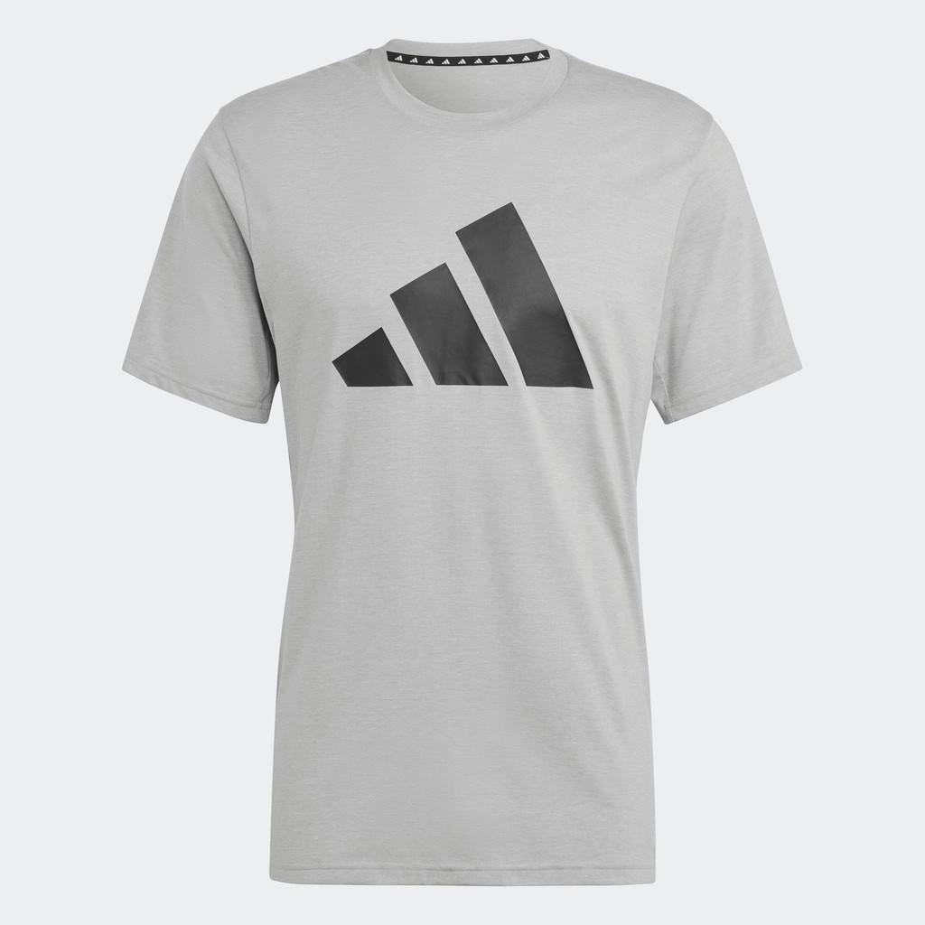 adidas Gym & Training เสื้อยืดเทรนนิง Train Essentials Feelready Logo ผู้ชาย สีเทา IB8276 ราคา ถูกที่สุด ดีลบีเคเค รูปภาพหลัก