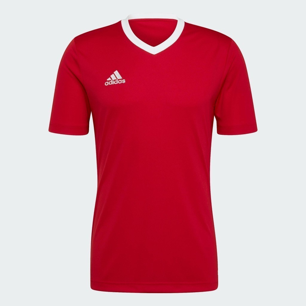 adidas ฟุตบอล เสื้อฟุตบอล Entrada 22 ผู้ชาย สีแดง H61736