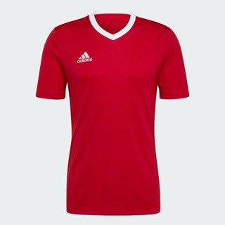 adidas ฟุตบอล เสื้อฟุตบอล Entrada 22 ผู้ชาย สีแดง H61736