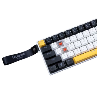 [ประกัน 2 ปี] NUBWO คีย์บอร์ดเกมมิ่ง X805 Nephthys Mechanical MINI RGB SIZE 60% Hotswap 3 pin พร้อมสายคล้อง
