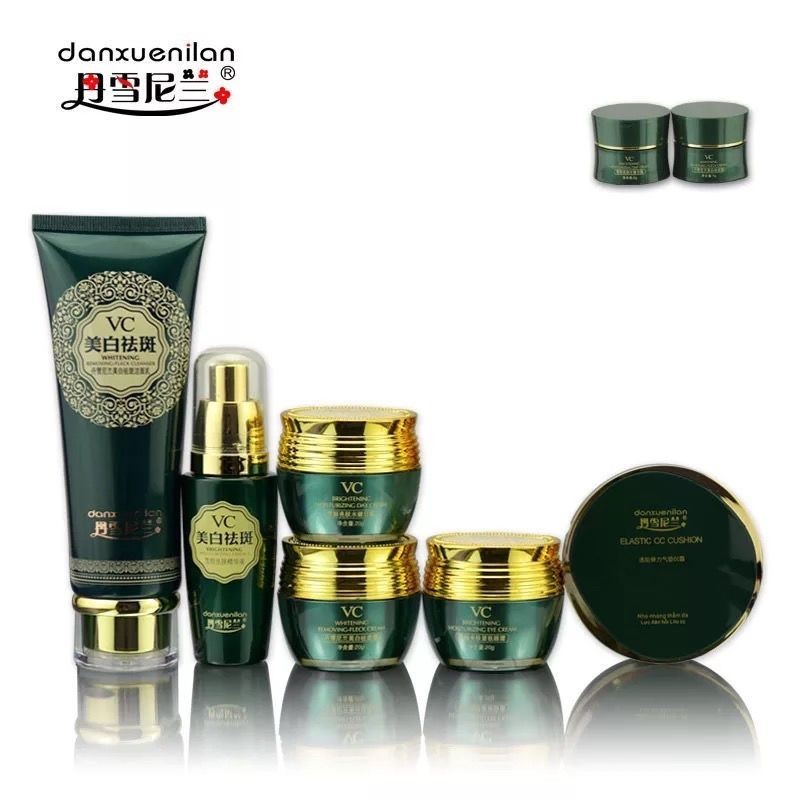 ของแท้ Danxeniland VC ไวท์เทนนิ่งครีมกระจุดด่างดําชุดเจ็ดชิ้น Danxeniland VC ไวท์เทนนิ่งครีมกระจุดด่
