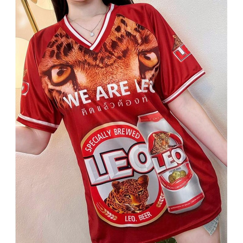 เสื้อคอวีลายทาง ทุกเพศ ขนาด L-XL