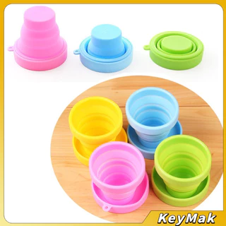 KeyMak แก้วน้ำพับได้, แก้วน้ำซิลิโคน ถ้วยยืดไสลด์ silicone folding cup