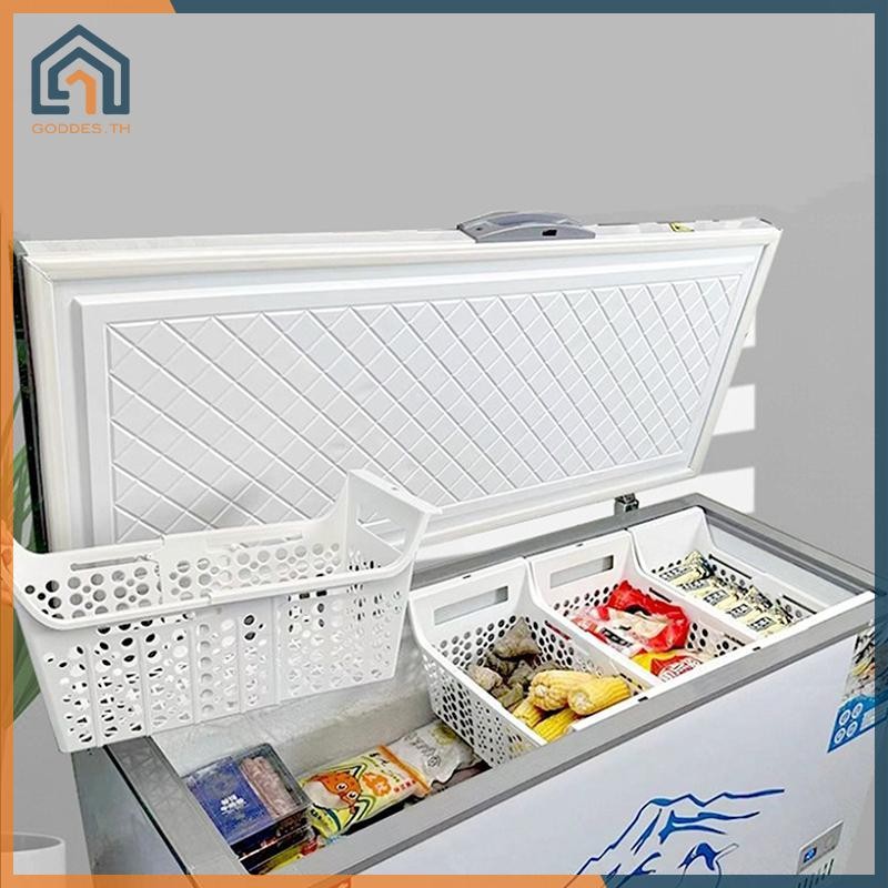 Goddes Chest Freezer Accessory Easy Maintenance PP ไม่มีกลิ่น Heavy Load Bearing Chest Freezer ตะกร้