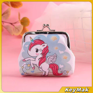 KeyMak กระเป๋าใส่เหรียญ ภาพการ์ตูน กระเป๋าปิ๊กแป๊ก กระเป๋ามินิ Coin Purse
