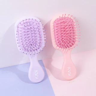 KVY Mini Air Cushion Hair Comb เควีวาย แปรงหวีผมไซส์มินิ (Pink/Purple)