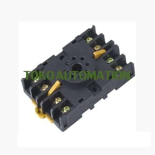 8 POSITION DIN RAIL H3CR RELAY SOCKET P2CF-08 P2CF08 P2CF 08 PL50 JIE27