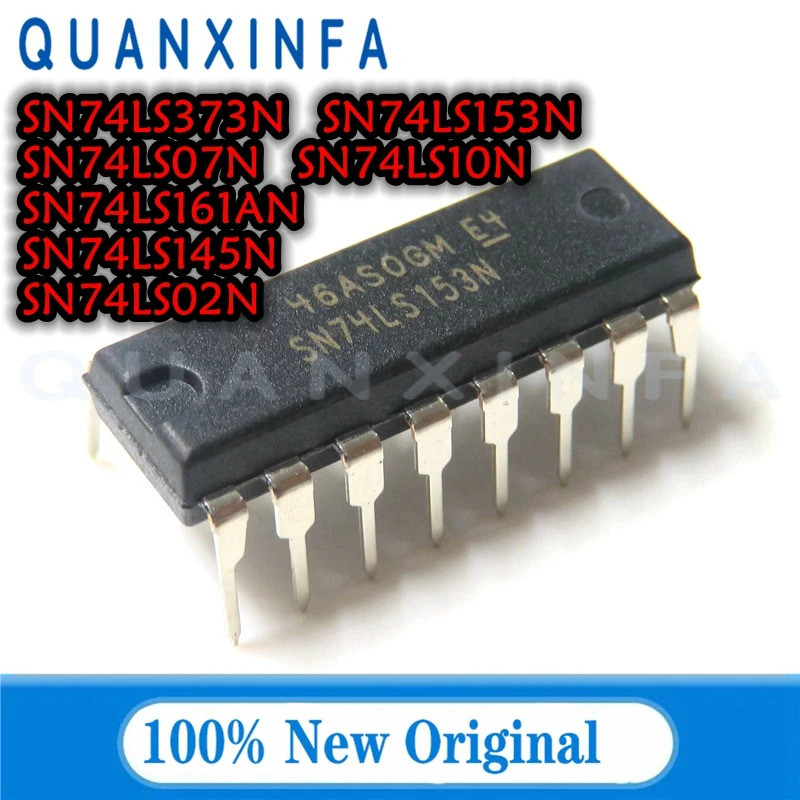 5PCS SN74LS373N SN74LS161AN SN74LS145N SN74LS02N SN74LS153N SN74LS07N SN74LS10N DIP 74LS07 74LS07 74