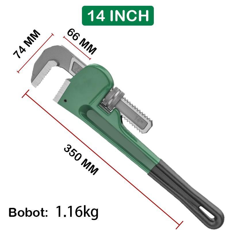 ใหม่ FEIBAO กุญแจรูปตัว F 14 นิ้ว 350 MM น้ําหนัก 1.16 กก.คุณภาพสูง Handyman เครื่องมือ/F06-3045D