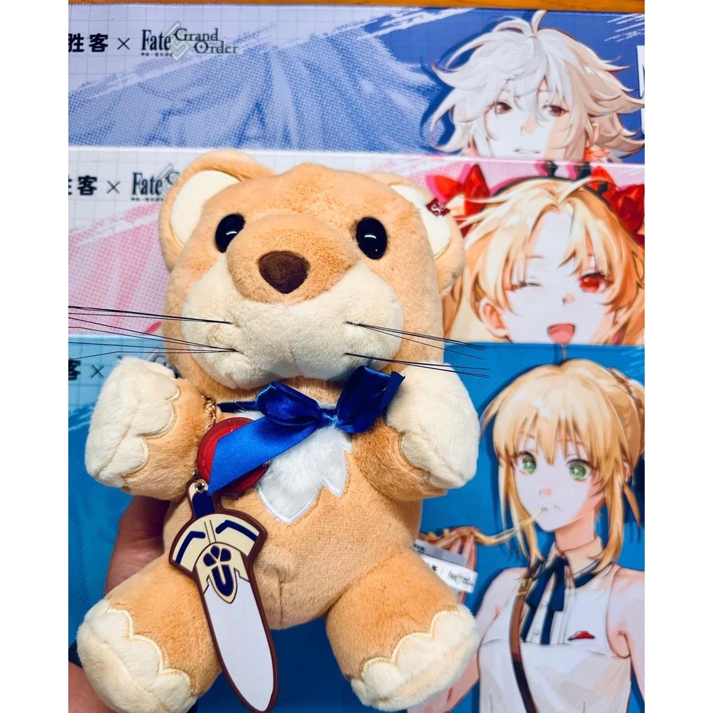 ผู้ชนะ FGO FGO Destiny Crown จํากัดการเชื่อมโยงสินค้าสิงโตสัญญา Guardian Plush Vows Victory ร่มสร้าง