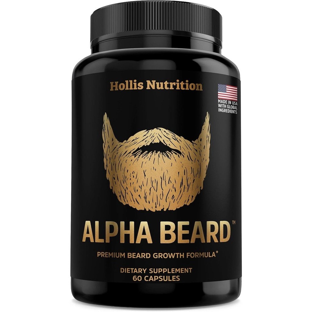 ALPHA BEARD วิตามินการเจริญเติบโต | ไบโอติน 10K MCG, คอลลาเจน, เคราติน, กรดไฮยาลูโรนิก, บีคอมเพล็กซ์
