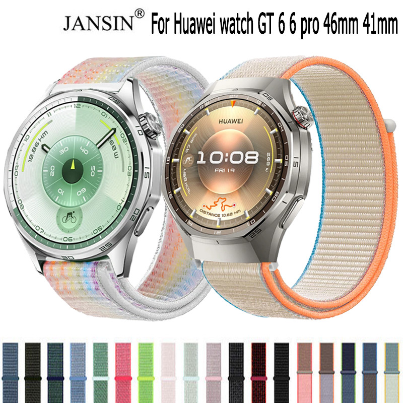 สาย สําหรับ Huawei Watch GT 6 6 Pro 46มม 41มม สายนาฬิกาข้อมือไนล่อน