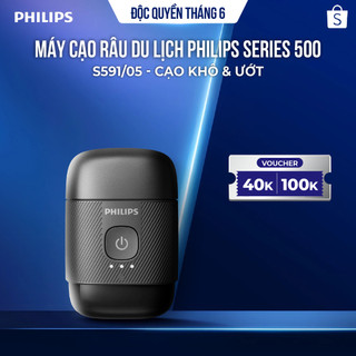 Máy cạo râu Philips S591/05 – cạo khô & ướt, chống nước, nhỏ gọn