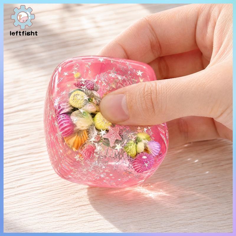 LEFT Squishy Ocean Stress Balls Soft ออทิสติก Sensory Fidget ของเล่นสําหรับผู้ใหญ่ความวิตกกังวลบรรเทา Office Home ใช้ GHT