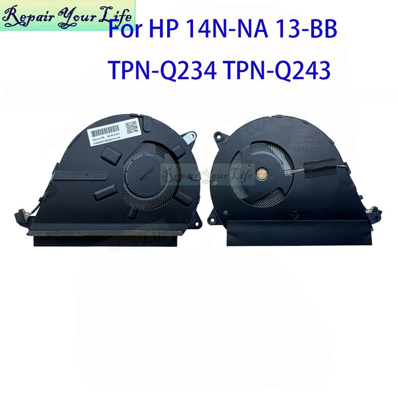 *พัดลมระบายความร้อน CPU สําหรับ HP Chromebook 14A-NA Pavilion 13-BB TPN-Q234 Q243 โน้ตบุ๊ค Cooler หม
