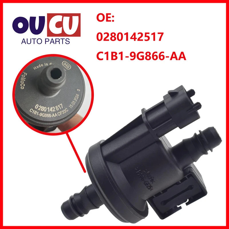ใหม่ Purifying ไอเสียไอน้ํา Solenoid วาล์ว C1B1-9G866-AA สําหรับ Ford Fiesta Focus การใช้ Purge วาล์