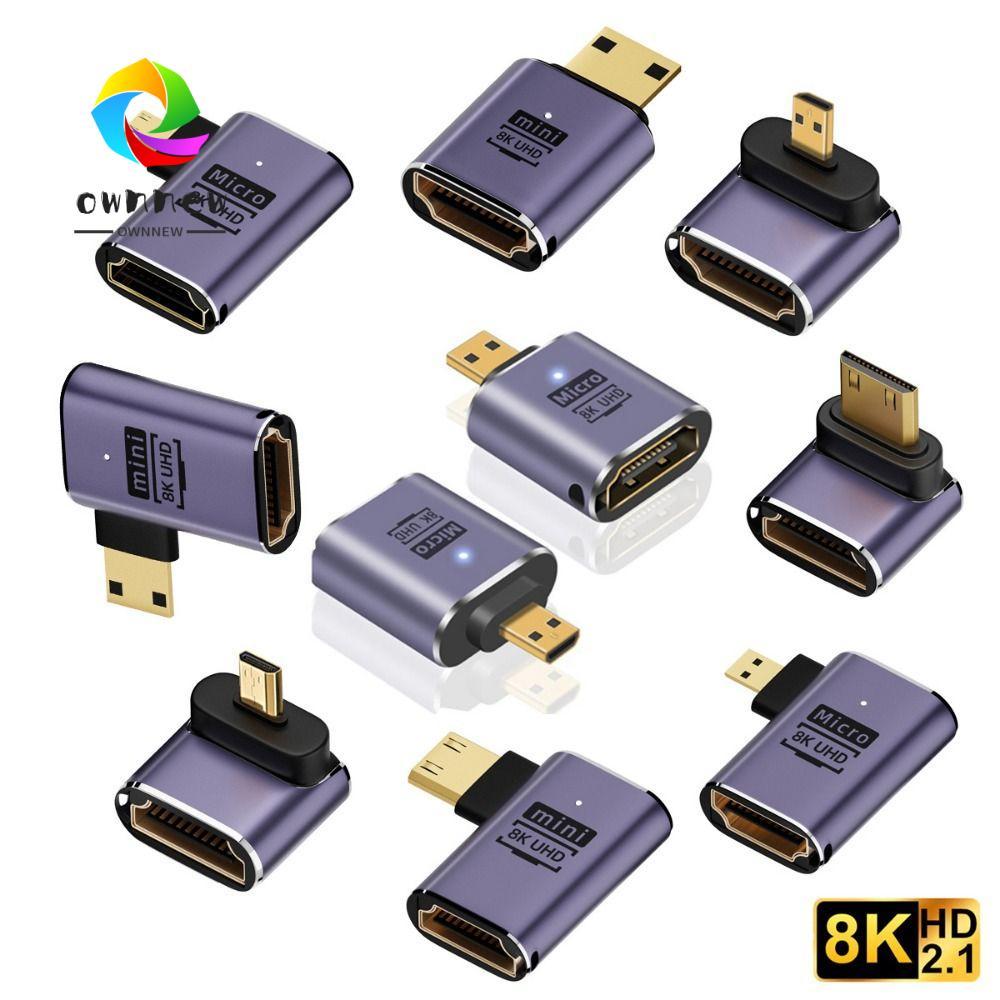 OWNNEW Converter UHD Male to Female Monitor Projector 8K 60HZ