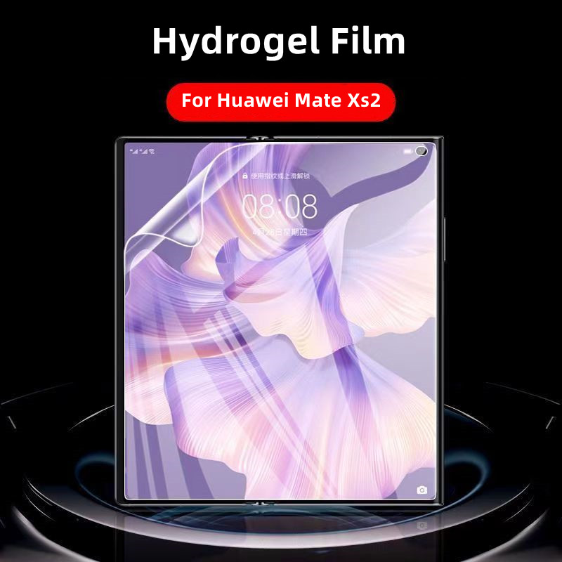 3 in 1 Ultra HD Hydrogel Soft Film สําหรับ Huawei Pura X Max โทรศัพท์แบบพับได้ Hydrogel ป้องกันหน้าจอสําหรับ Huawei Mate X7 X6 X5 X3 X2 XS2 X XS กลับด้านหน้าฟิล์มนุ่ม