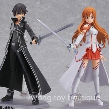 [จัดส่งในวันเดียวกัน] Sword Art Online Asuna Kirito Kiriko Shino Action Figure Doll Decorative Boxed