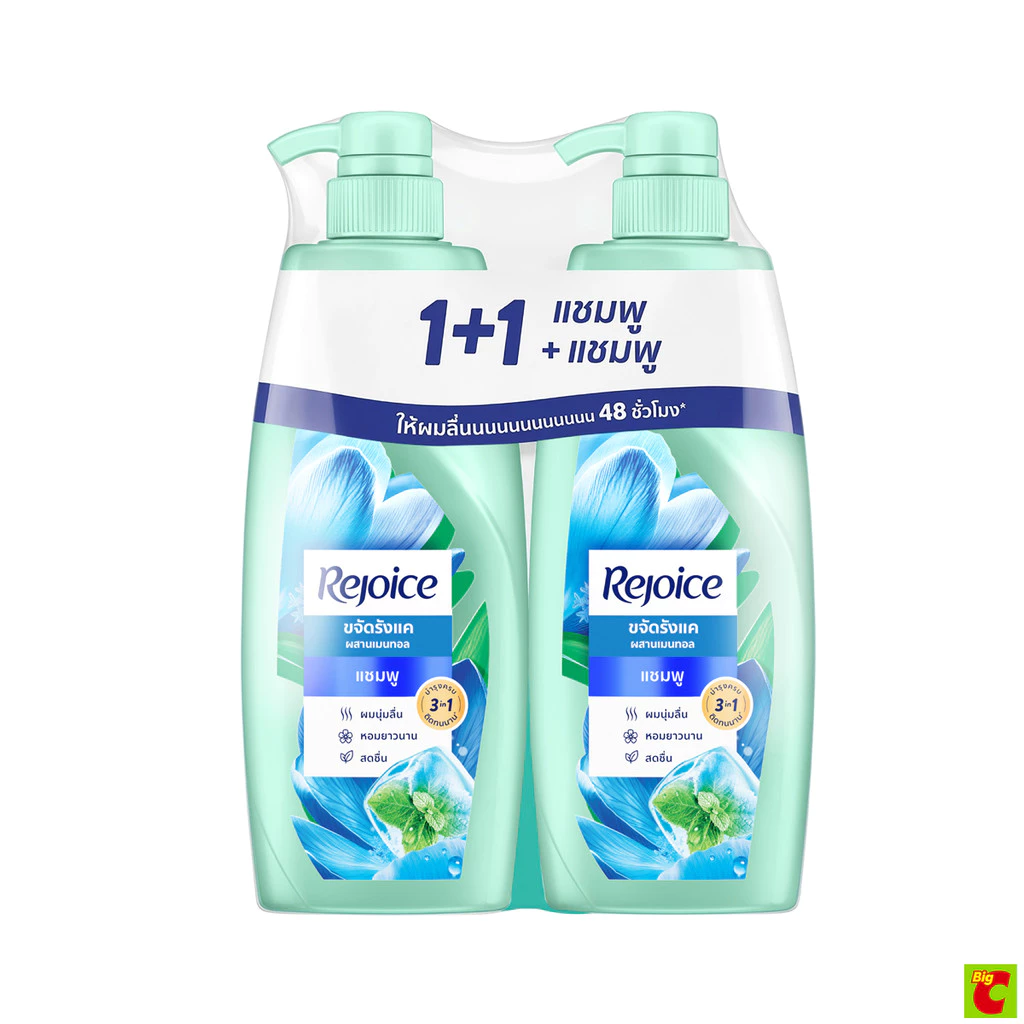 รีจอยส์ แชมพู สูตรแอนตี้ แดนดรัฟ 3-อิน-1 340 มล. แพ็คคู่