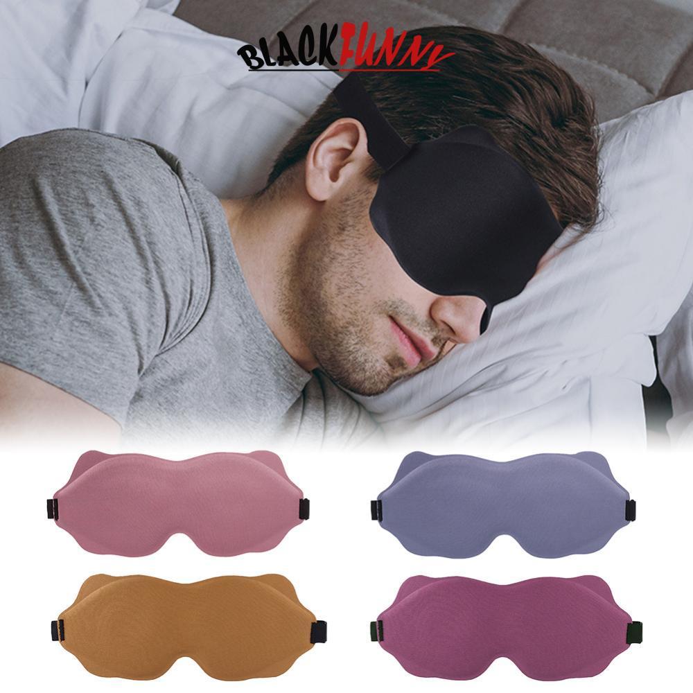 BLACKFUNNY 3D Stereoscopic Eye Mask Memory Cotton Sleep Eye Mask Travel Business Trip Nap Shading Ey