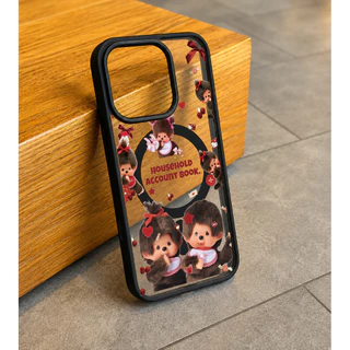 Monchhichi -เคสแม่เหล็กกันกระแทก iPhone17/16/15/14/13/12/11 Pro Max Plus Samsung A06/A16/A15 5G/S24 Ultra/S25 H59