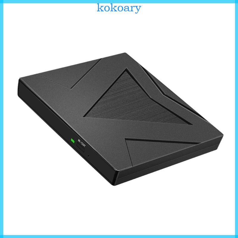 KOK USB3 0 ประเภท C ภายนอก DVD Writer ไดรฟ์ Burners แบบพกพา DVD Burners Reader Player สําหรับแล็ปท็อ