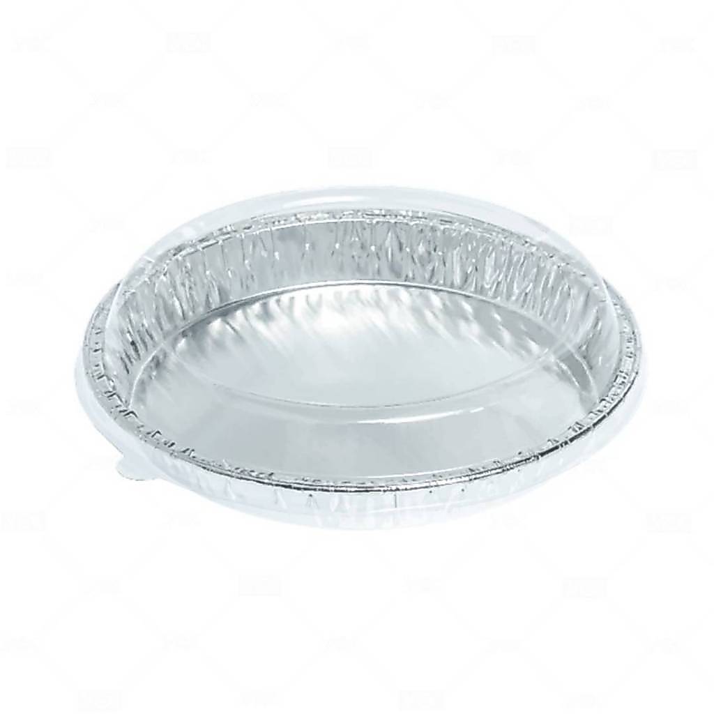 ถาดฟอยล์กลม SS No.3007 พร้อมฝา 175x150x23mm. 400ml.(5ชุด/แพ็ค) หยกออนไลน์