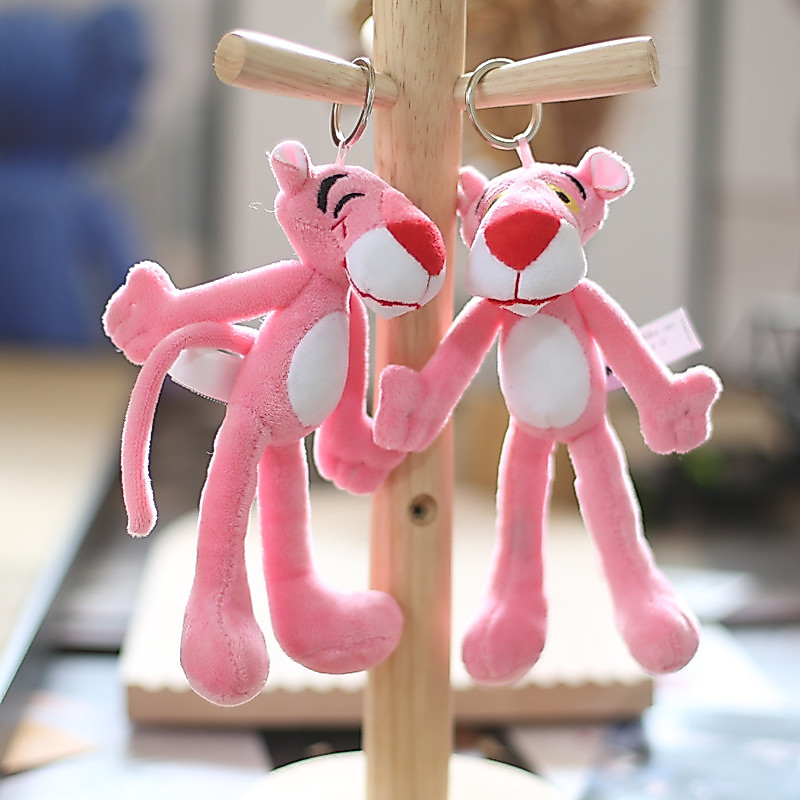 พวงกุญแจ จี้ตุ๊กตา Pink Panther ขนาด 15 ซม. สําหรับห้อยกระเป๋า