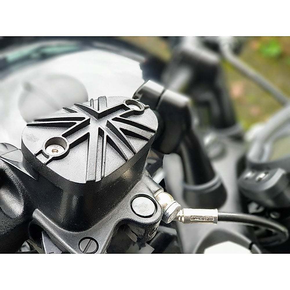ฝาปิดกระปุกน้ำมันเบรคบน Motone สำหรับ Triumph Bonneville T100, T120, America, Speedmaster, Thruxton, Bobber