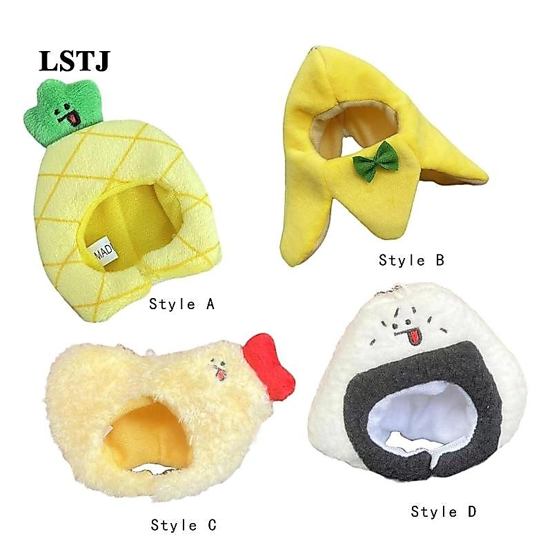 [Lstjj] 10 ซม.หมวกตุ๊กตาเครื่องแต่งกายอุปกรณ์เสริมน้ําหนักเบา Fo Puppy Cat ลูกแมวอเนกประสงค์