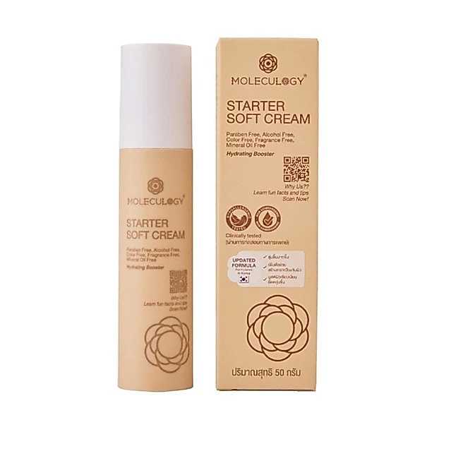 [ของแท้100%] MOLECULOGY STARTER SOFT CREAM โมเลกุลโลจี้ สตาร์ทเตอร์ ซอฟท์ ครีม สูตรใหม่