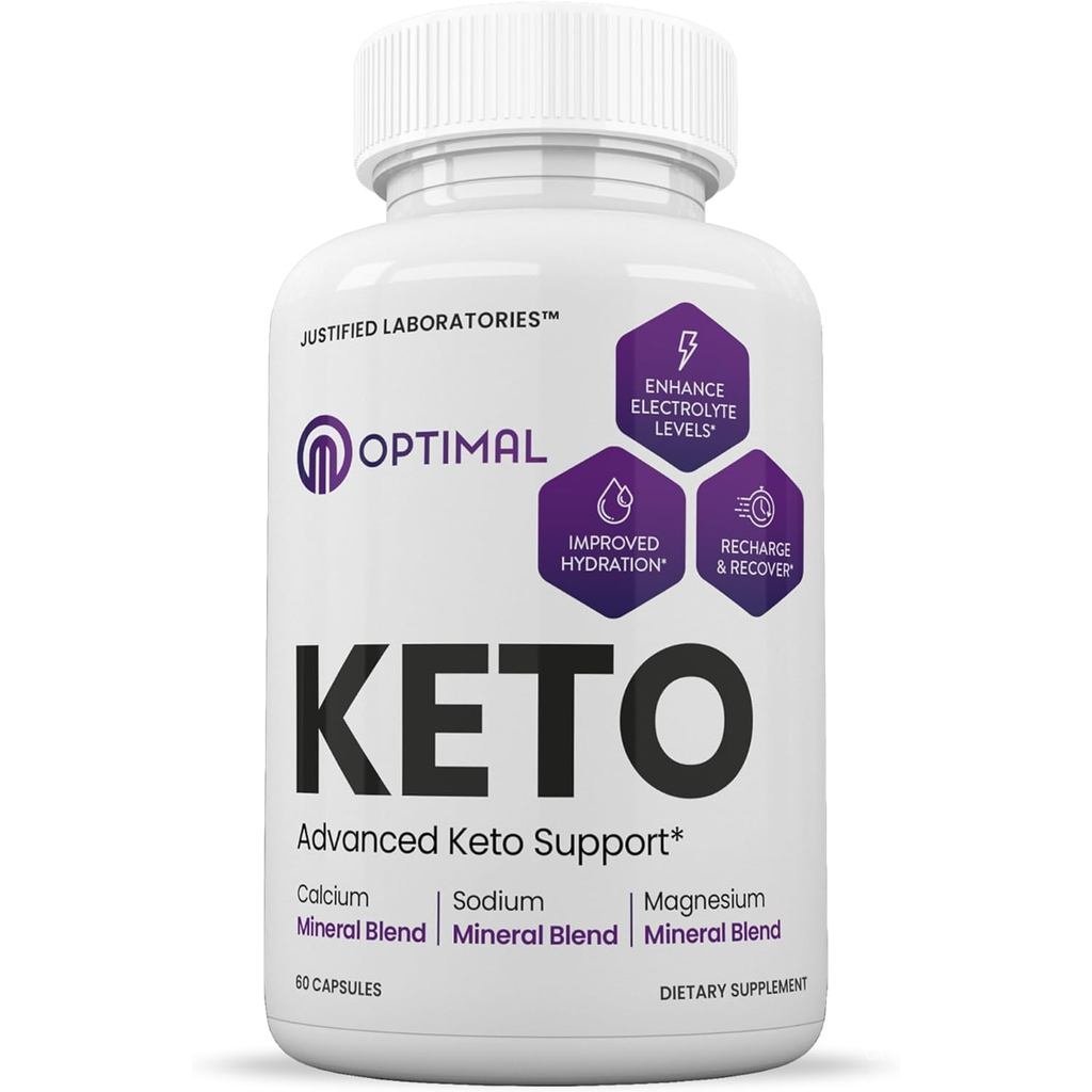 Justified Laboratories Optimal Keto - 60 แคปซูล - Ketogenic รองรับจาก Apple Cider Vinegar, Green Tea