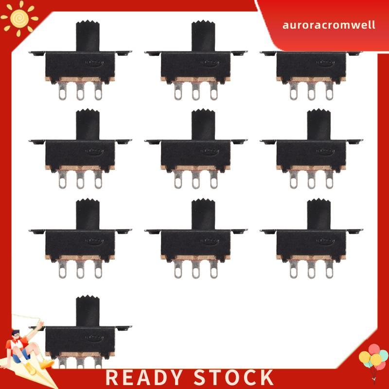 In Stock 10 ชิ้น SS22F25-G7 2 ตําแหน่ง DPDT 2P2T แผง Mount Mini สไลด์สวิทช์ Solder Lug