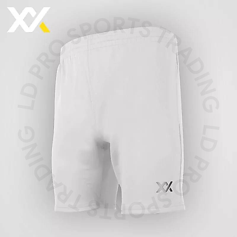 MAXX Pant สําหรับกีฬา MXPP038 สีขาว (สีเงิน โลโก้ MAXX)