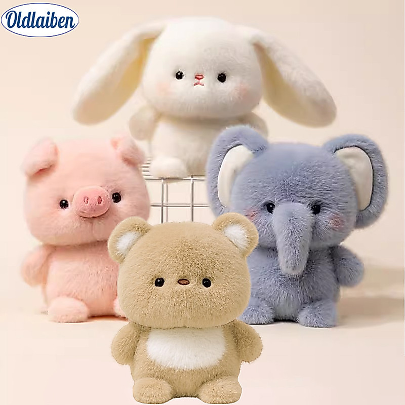 Oldlaiben 16cmของเล่นตุ๊กตา ตุ๊กตานั่งโต๊ะ นุ่มมาก ของขวัญวันเกิดน่ารัก เพื่อนคู่ใจ เวลาอ่านหนังสือ แต่งโต๊ะ