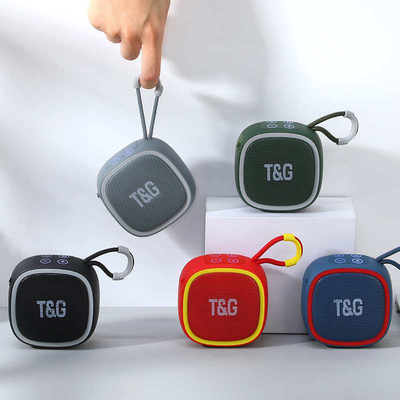 TG659 ลําโพงบลูทูธไร้สายกีฬากลางแจ้งแบบพกพาขนาดเล็ก tws สเตอริโอขนาดเล็ก