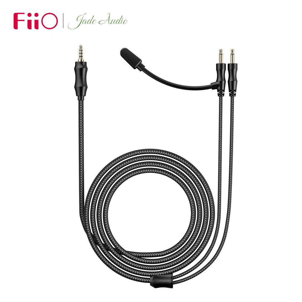 FiiO LL-3.5A หูฟังอัพเกรดสายไมโครโฟนในตัวสายเปลี่ยนสําหรับเล่นเกมเข้ากันได้กับ FT1/FT1Pro/JT7